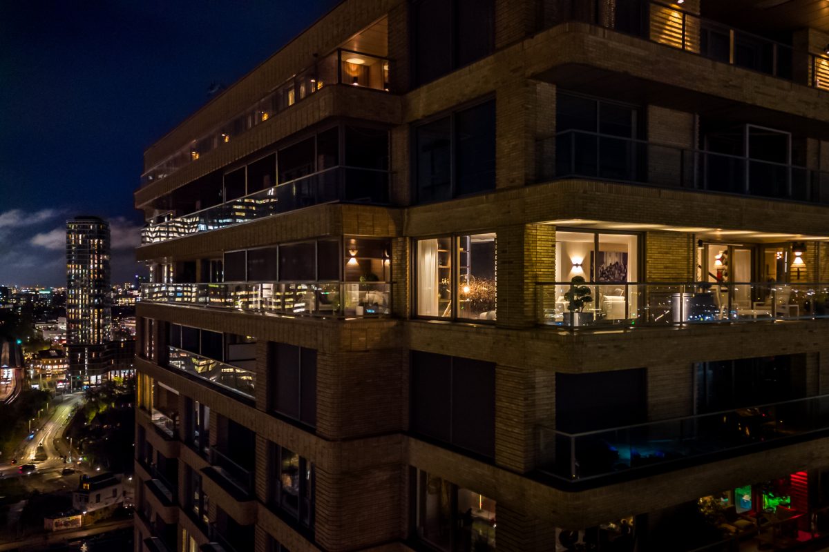 Avondfotografie Luxe Appartement Amstelkwartier Amsterdam