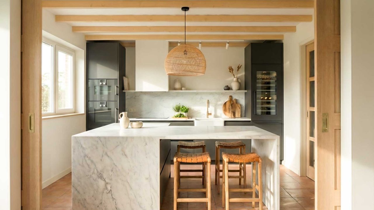 Villa Panorama - AI staging - Overveen - Keuken after